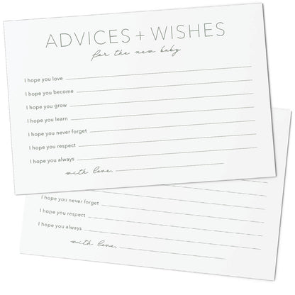 Advice & Wishes Landscape - For the New Baby