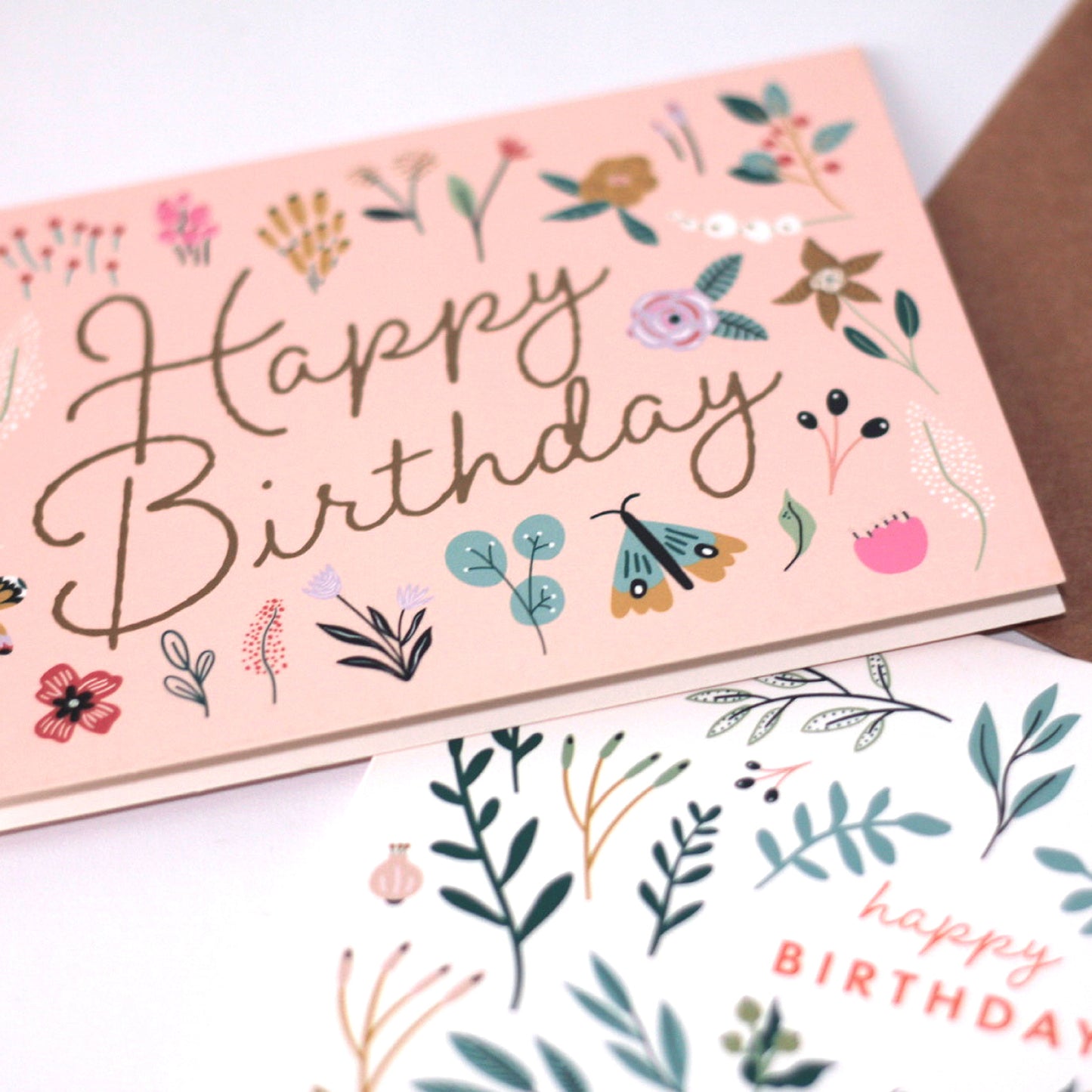 Floral Birthday Greeting Cards